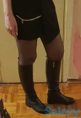 Кожаные сапоги еврозима 38 размер, фотография 1