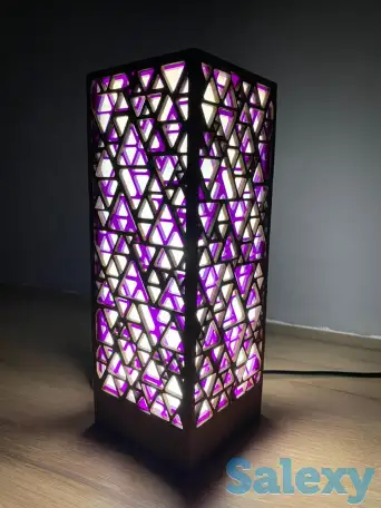 Фиолетовый Интерьерный светильник - ночник, фотография 1