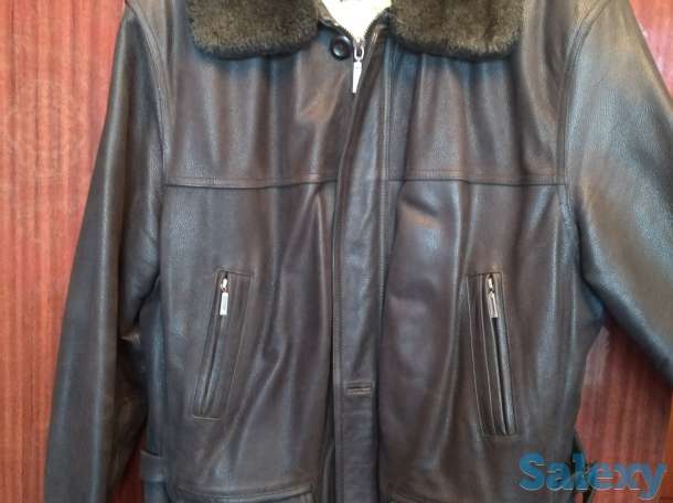 Продам кожаную куртку на меху, фотография 1