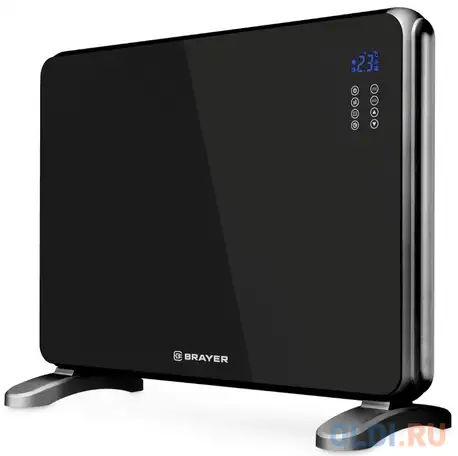 Конвектор brayer br4882 1500 вт чёрный, фотография 1