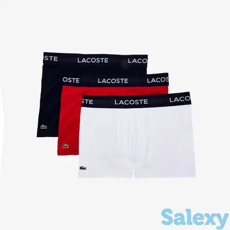 Мужское нижнее бельё lacoste (3 шт.), фотография 1