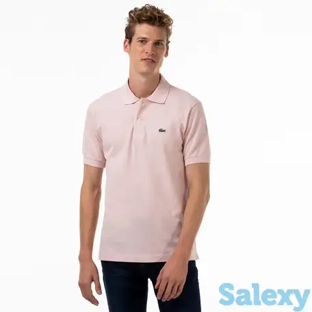 Мужское поло lacoste l1212 classic fit, фотография 1