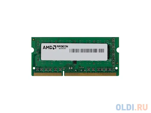 Оперативная память для ноутбука amd r534g1601s1s-ugo so-dimm 4gb ddr3 1600mhz, фотография 1