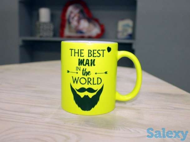 Неоновые кружечки с надписью., фотография 1