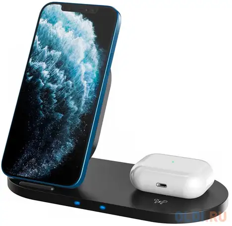 Зарядная док-станция canyon cns-wcs202b 3 а usb-c черный, фотография 1