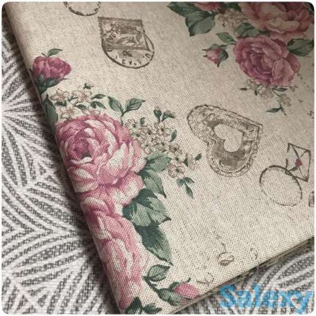 Винтажная итальянская скатерть Лэттера с тефлоновым покрытием, фотография 8