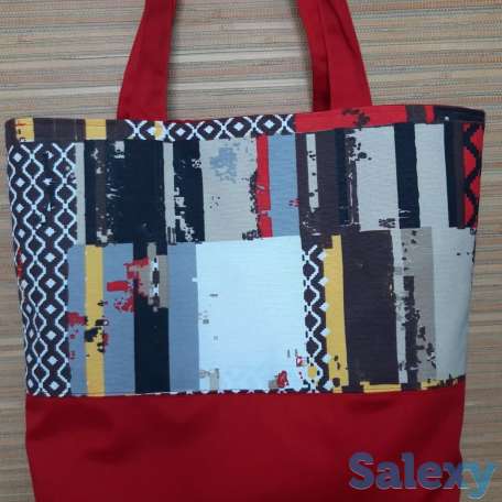 Экосумки, сумки из материала, ручная работа, фотография 1