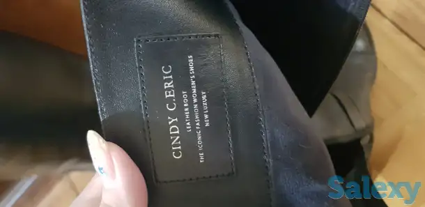 Кожаные сапоги еврозима 38 размер, фотография 6