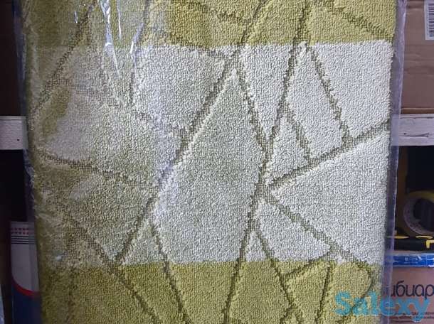 Коврик зеленого цвета для ванны Турция, комплект двойка 100 на 60 см, фотография 2