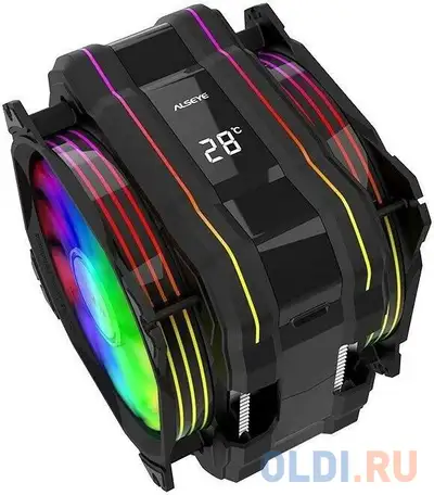 M120d universal, 200w, heat pipe 6mm*6, 120mm fan 700~1900rpm, 73.75cfm, 41.2dba,, фотография 1