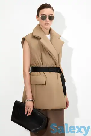 Жилет с контрастным поясом vassa&co, фотография 1