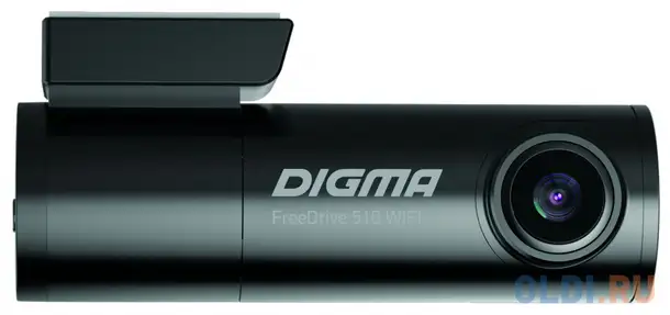 Видеорегистратор digma freedrive 510 wifi черный 1296x2304 1296p 150гр. ms8336n, фотография 1