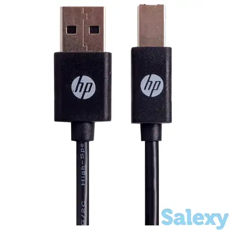 Интерфейсный кабель  usb-usb 1,5 м hp hp039gbblk1.5eu, фотография 1