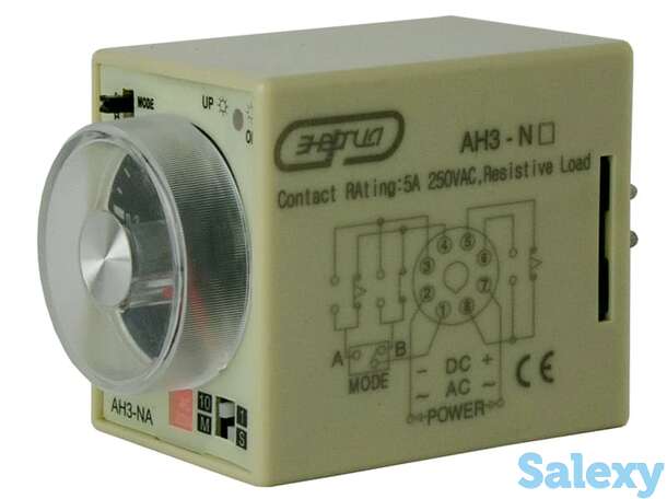 Pеле времени 220V AH3-NA (1s - 10 min) AC Энергия, 100 шт, фотография 1
