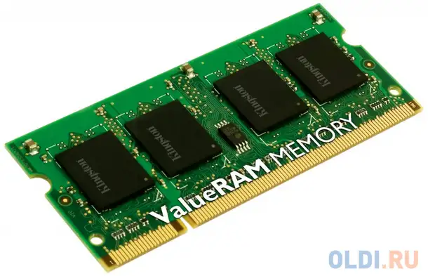Оперативная память для ноутбука kingston kvr16ls11s6/2 so-dimm 2gb ddr3 1600 mhz, фотография 1