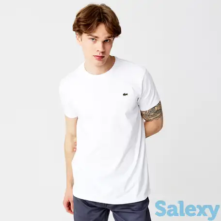 Мужская  футболка lacoste с круглым вырезом, фотография 1