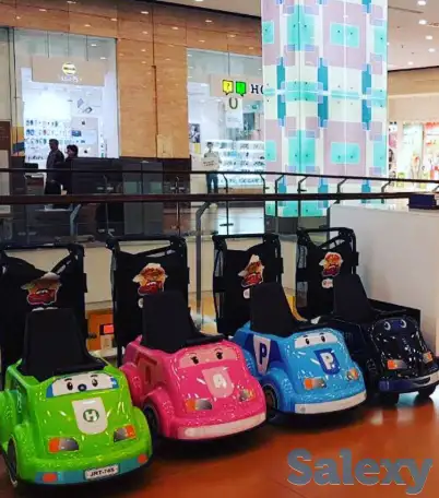 Машинки тележки для торгового центра с видео монитором, фотография 1