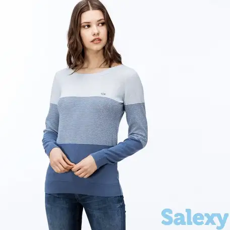 Женский кардиган lacoste из смеси шерсти и хлопка, фотография 1