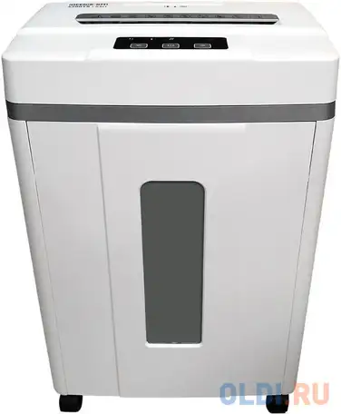 Шредер office kit s200tscd 0,8x1 белый (секр.p-7) фрагменты 6лист. 25лтр. скобы, фотография 1