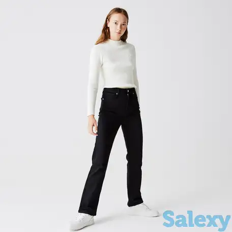 Женские джинсы с высокой талией lacoste, фотография 1