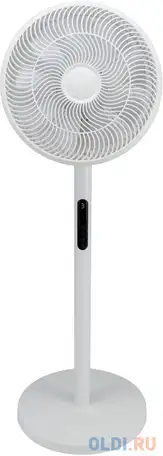 Вентилятор напольный domfy dcw-f-40pe-1 40 вт белый, фотография 1