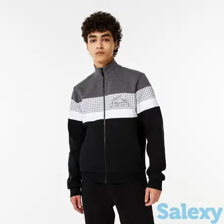 Мужская толстовка lacoste slim fit на молнии, фотография 1
