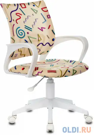 Кресло детское бюрократ burokids 1 w песочный белый, фотография 1