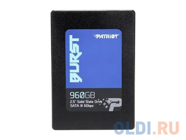 Ssd накопитель patriot pbu960gs25ssdr 960 gb sata-iii, фотография 1