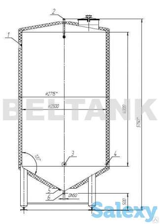 Емкости вертикальные с термоизоляцией, фотография 3