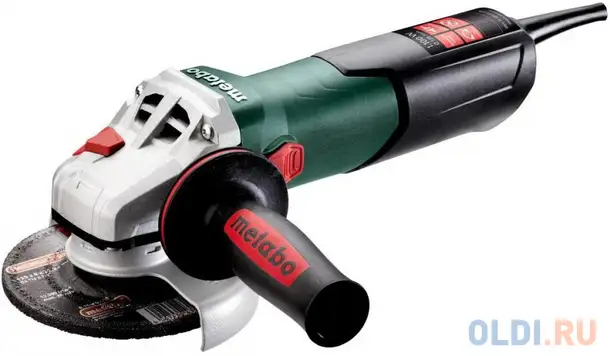 Углошлифовальная машина metabo wev 11-125 quick 125 мм 1100 вт, фотография 1