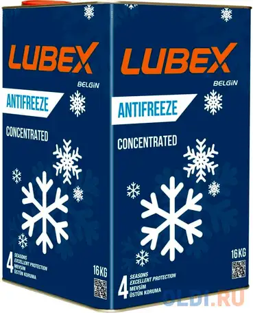 L031-1198-0016 lubex антифриз-конц. antifreeze (16кг), фотография 1