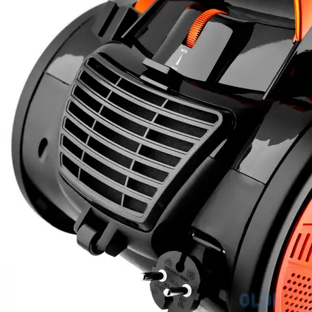 Пылесос brayer br4201 сухая уборка чёрный оранжевый, фотография 1