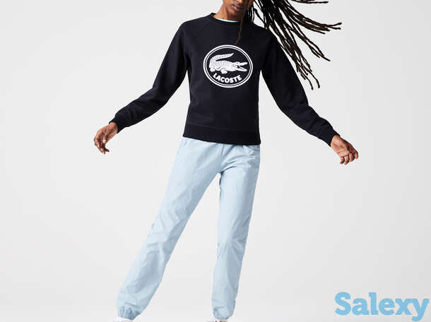 Женская флисовая толстовка lacoste с 3d-логотипом из органического хлопка, фотография 2