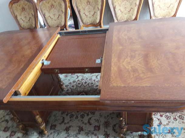 Продам дубовый стол с стульями, фотография 4