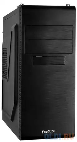 Корпус atx exegate un-603 500 вт чёрный, фотография 1