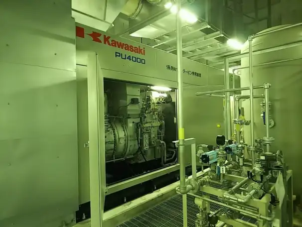 БУ газовая турбина Kawasaki 1,5 Мвт, 2006 г. в., фотография 2