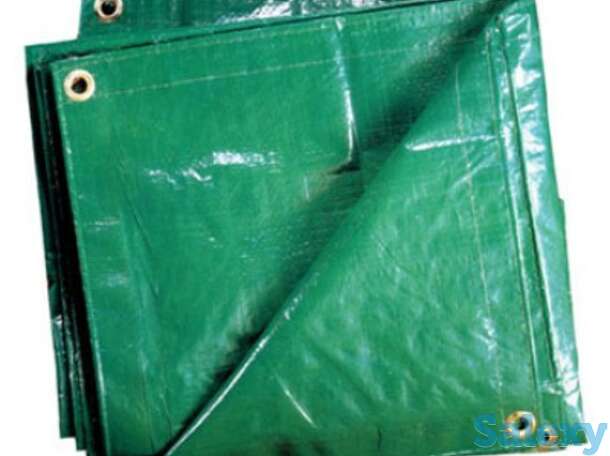 Тент тарпаулин 120 г/кв.м 15х15, фотография 1