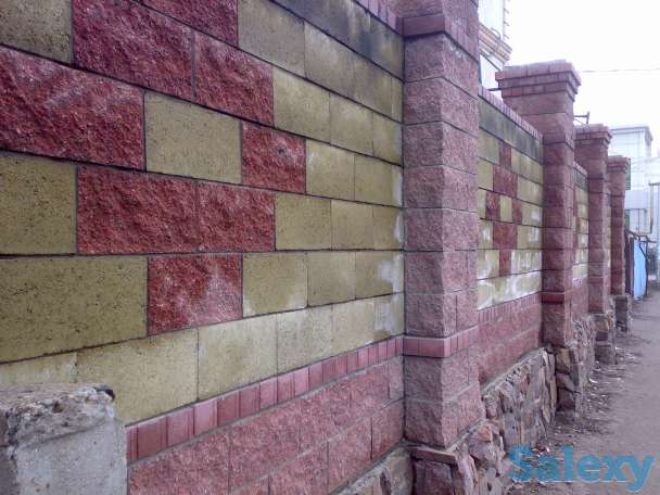 Сплитерные блоки,прямоугольные брусчатки вибропрессованные, газоблоки, фотография 6