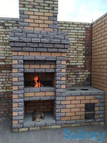 Гиперпрессованный кирпич (Колотый камень), фотография 3