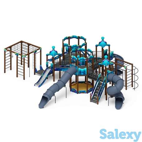 Детский игровой комплекс «морской» дик 2.17.07-01 h=1200 h=2000, фотография 1