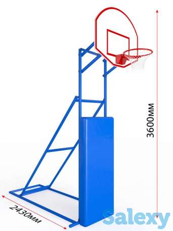 Стойка стритболная с щитом из фанеры, фотография 1