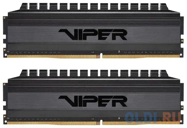 Оперативная память для компьютера patriot viper 4 blackout dimm 16gb ddr4, фотография 1