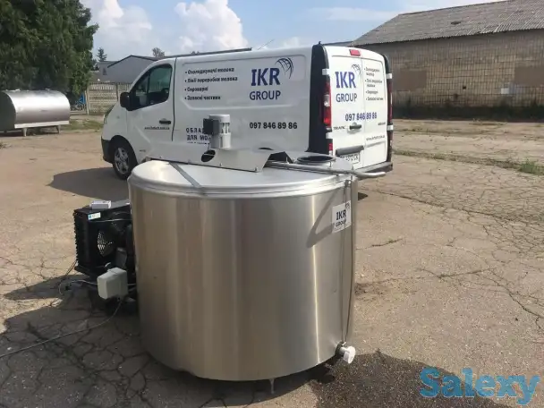 Охладитель молока б/у Delaval на 400л, 500л, 600л, 700л, 800л и 1000 литров., фотография 2