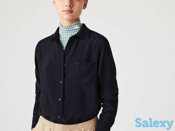 Женская рубашка lacoste relaxed fit, фотография 3