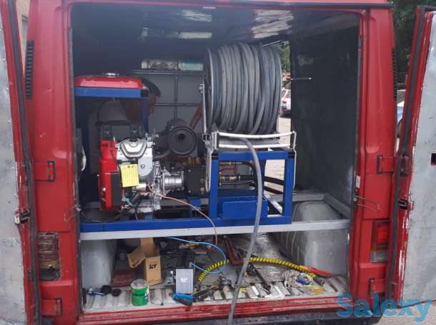 Прочистка труб и канализаций гидродинамическим способом, фотография 1