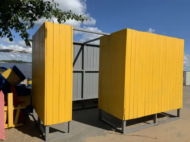 Пляжные кабинки, фотография 1