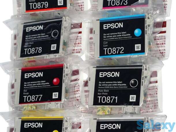 Комплект картриджей epson t0871, t0872, t0873, t0874, t0877, t0878, t0879, фотография 1