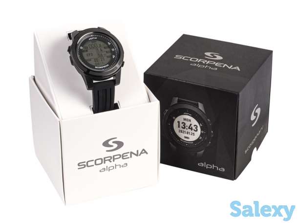 Компьютер- декомпрессиметр scorpena alpha черный, фотография 14