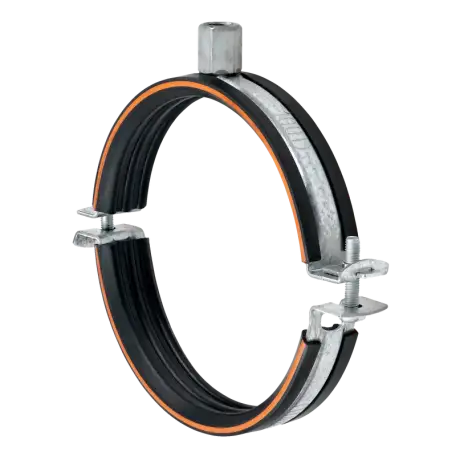 Крепления для вентиляции к потолку, Размер: М8; 105х27х3... мм, Материал: сталь..., Покрытие: оцинкованное, фотография 1