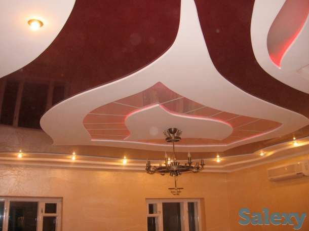 Натяжные потолки(любой сложности), фотография 3